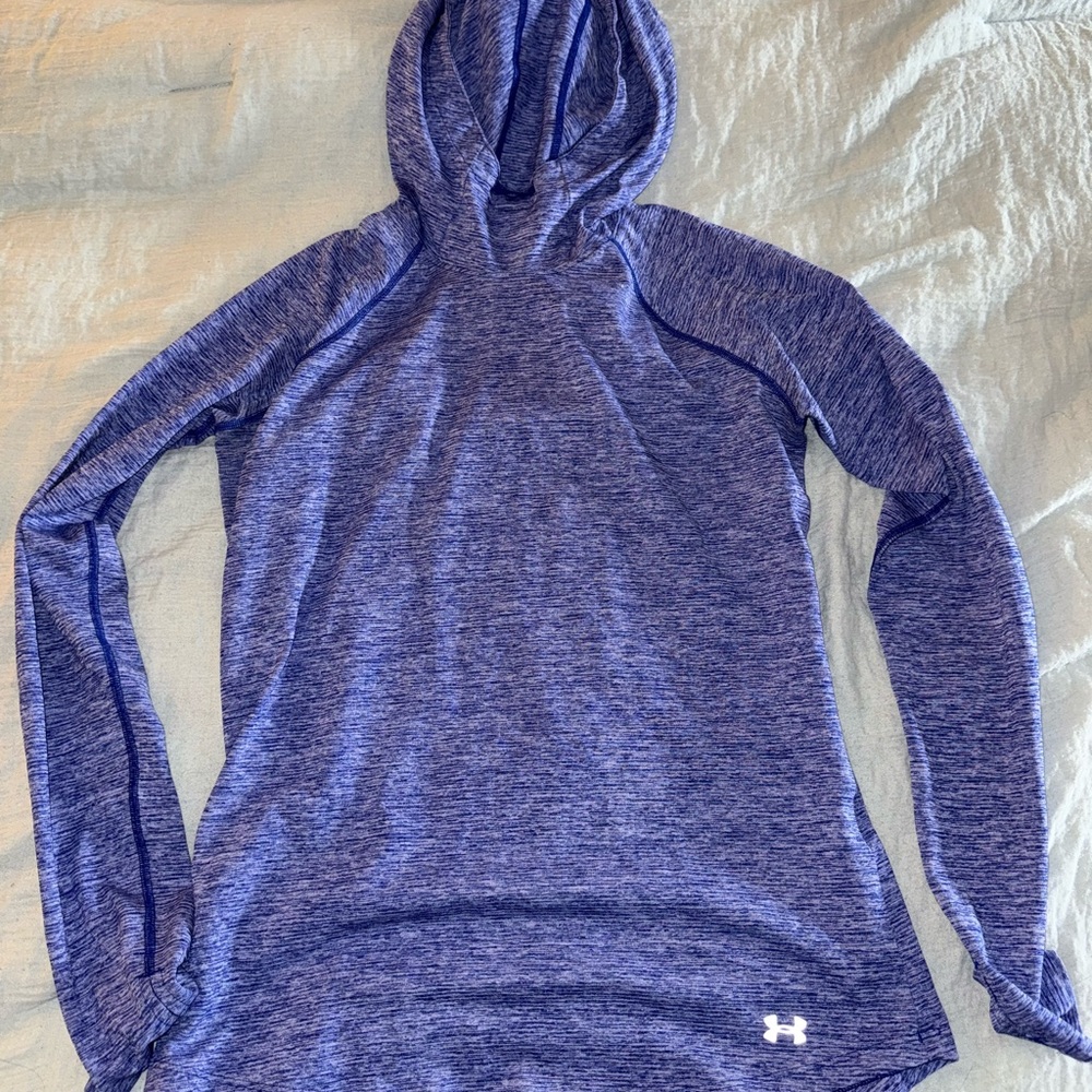 Under Armour Women's Heathered Blue Hoodie